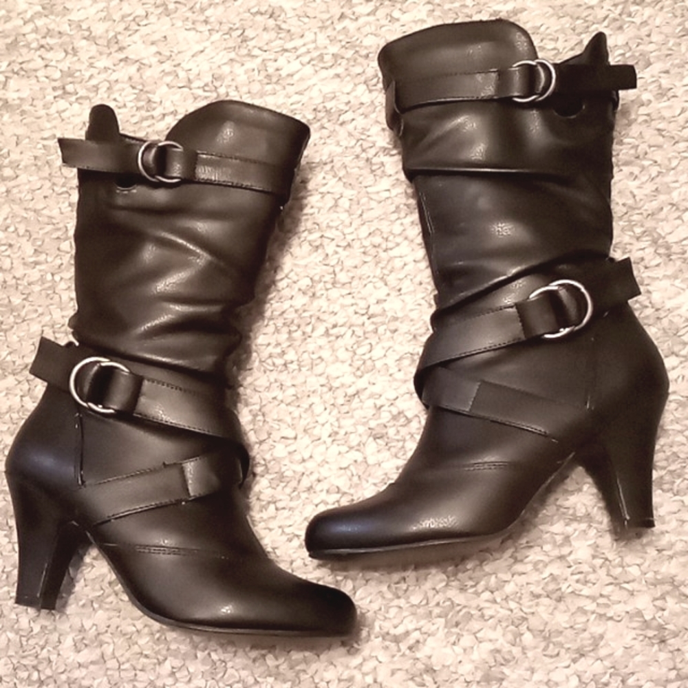 Hot Tomato Justina mid calf boots